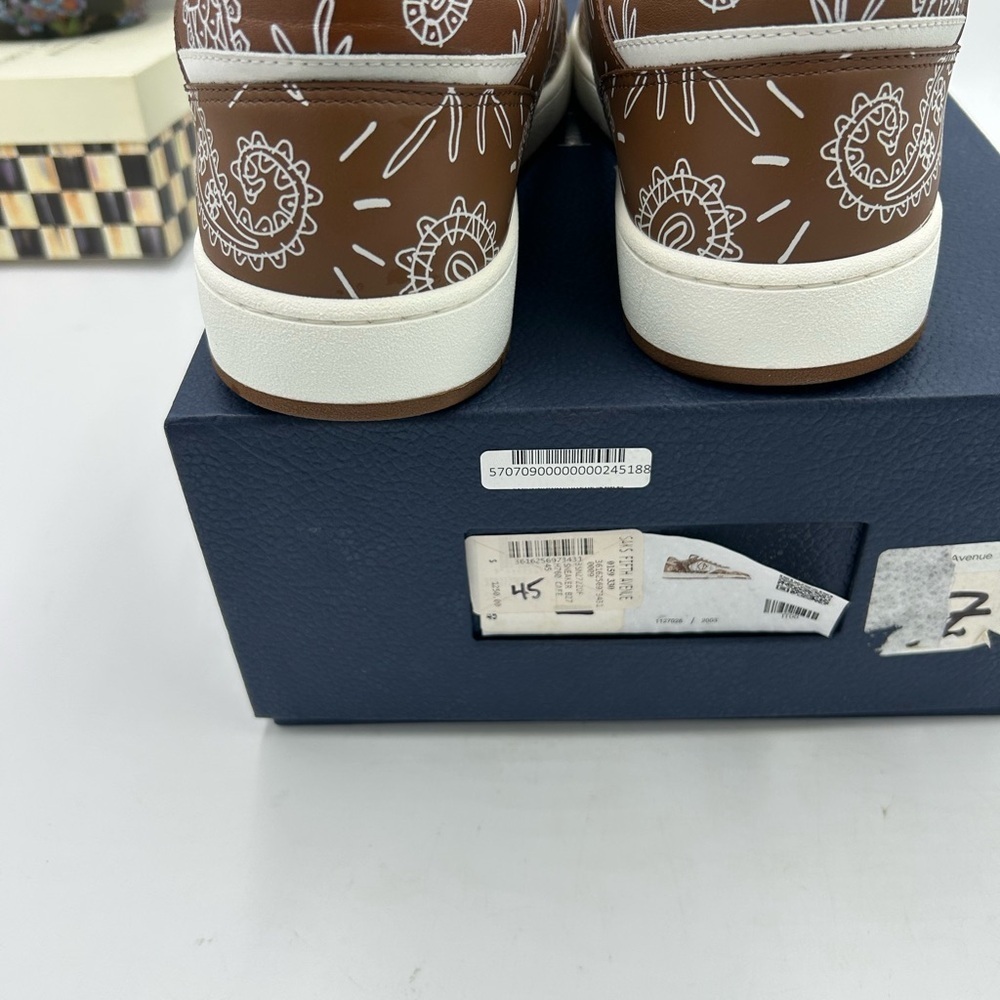 Men's Dior B 27 low Paisley sneakers size 45 made in Italy - Picture 4 of 12
